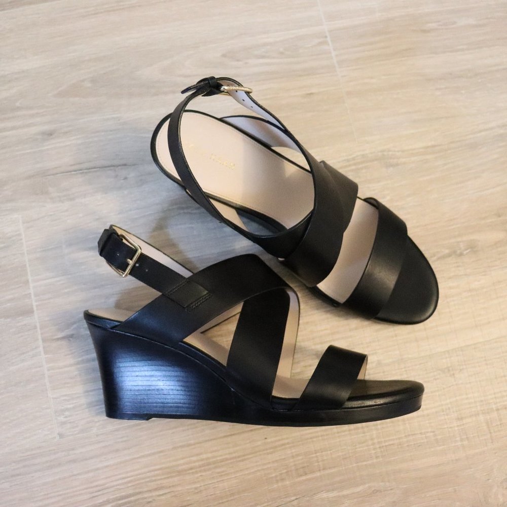 Women's Cole Haan Penelope Wedge Black Size 10